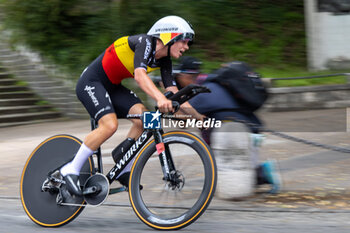 2024-07-07 - Kopecky Lotte (Bel) Team SD Worx during stage 1 of Giro d'Italia Women at Brescia, Italy on July 7, 2024 - GIRO D'ITALIA WOMEN - STAGE 1 BRESCIA/BRESCIA - STREET - CYCLING