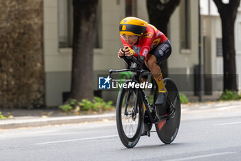 2024-07-07 - Koster Anouska (Ned) Uno-X Mobility during stage 1 of Giro d'Italia Women at Brescia, Italy on July 7, 2024 - GIRO D'ITALIA WOMEN - STAGE 1 BRESCIA/BRESCIA - STREET - CYCLING