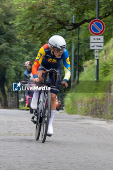 2024-07-07 - Longo Borghini Elisa (Ita) Lidl-Trek during stage 1 of Giro d'Italia Women at Brescia, Italy on July 7, 2024 - GIRO D'ITALIA WOMEN - STAGE 1 BRESCIA/BRESCIA - STREET - CYCLING