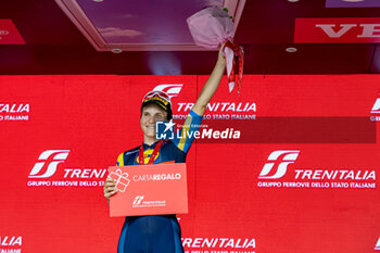 2024-07-07 - Longo Borghini Elisa (Ita) Lidl-Trek during stage 1 of Giro d'Italia Women at Brescia, Italy on July 7, 2024 - GIRO D'ITALIA WOMEN - STAGE 1 BRESCIA/BRESCIA - STREET - CYCLING