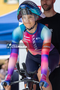 2024-07-07 - Paladin Soraya (Ita) Canyon / Sram Racing during stage 1 of Giro d'Italia Women at Brescia, Italy on July 7, 2024 - GIRO D'ITALIA WOMEN - STAGE 1 BRESCIA/BRESCIA - STREET - CYCLING