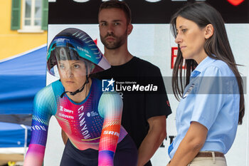 2024-07-07 - Paladin Soraya (Ita) Canyon / Sram Racing during stage 1 of Giro d'Italia Women at Brescia, Italy on July 7, 2024 - GIRO D'ITALIA WOMEN - STAGE 1 BRESCIA/BRESCIA - STREET - CYCLING