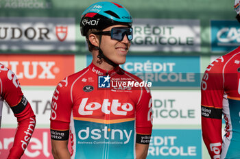 2024-10-12 - Johannes Adamietz, team Lotto Dstny - GIRO DI LOMBARDIA - STREET - CYCLING