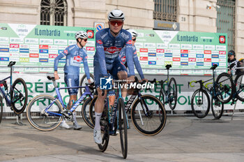 2024-10-12 - Juri Hollmann, team Alpecin-Deceuninck - GIRO DI LOMBARDIA - STREET - CYCLING