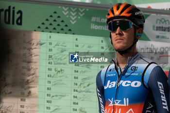 2024-10-12 - Alessandro De Marchi, Team Jayco AlUla - GIRO DI LOMBARDIA - STREET - CYCLING