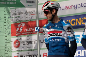 2024-10-12 - Mattia Cattaneo, Soudal Quick-Step - GIRO DI LOMBARDIA - STREET - CYCLING