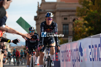 2024-10-12 - Bob Jungels, team Red Bull-Bora-Hansgrohe - GIRO DI LOMBARDIA - STREET - CYCLING