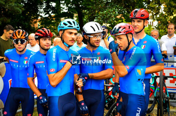 2024-09-08 - Nazionale Italiana - ITA - Velasco Simone - Scaroni Christian - Verre Alessandro - De Pretto Davide - Milan Matteo - Meris Sergio - GRAN PREMIO DI LARCIANO - STREET - CYCLING