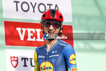 2024-10-12 - Il Lombardia 2024 - 118th Edition- Bergamo- Como, 252 km- Italy- Giulio Ciccone, Team Lidl Trek - 12-10-2024 - GIRO DI LOMBARDIA - STREET - CYCLING