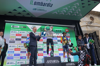 2024-10-12 - Il Lombardia 2024 - 118th Edition- Bergamo- Como, 252 km- Italy- Tadej Pogacar, Remco Evenepoel, Giulio Ciccone - 12-10-2024 - GIRO DI LOMBARDIA - STREET - CYCLING