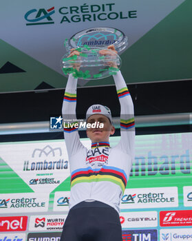 2024-10-12 - Il Lombardia 2024 - 118th Edition- Bergamo- Como, 252 km- Italy- Tadej Pogacar, Team Uae Emirates - 12-10-2024 - GIRO DI LOMBARDIA - STREET - CYCLING