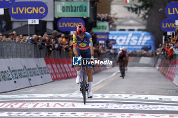 2024-10-12 - Il Lombardia 2024 - 118th Edition- Bergamo- Como, 252 km- Italy- 12-10-2024 - Giulio Ciccone - GIRO DI LOMBARDIA - STREET - CYCLING