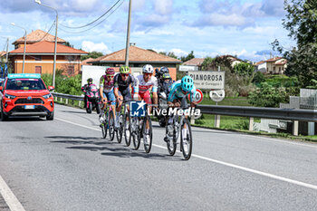 2024-10-10 - Leading Group, Ponomar Andrii, Zukowsky Nickolas, Munoz Llana Francisco and Colnaghi Luca - GRAN PIEMONTE - STREET - CYCLING