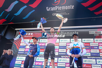 2024-10-10 - Podium Gran Piemonte, POWLESS Neilson, STRONG Corbin, ARANBURU Alexander - GRAN PIEMONTE - STREET - CYCLING