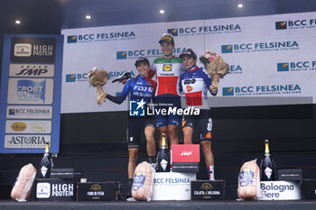 2024-10-05 - Giro dell’Emilia Donne 2024 - Vignola- San luca, Italy- 05-10-2024 -Elisa Longo Borghini, Evita Muzic, Juliette Labous - GIRO DELL'EMILIA - STREET - CYCLING