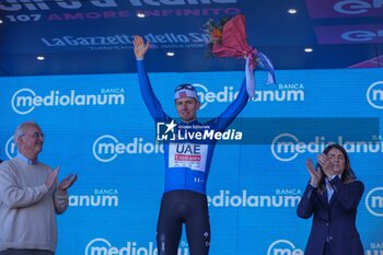 2024-05-07 - 07/05/2024 Giro d'Italia, 4° stage, Acqui Terme-Andora, in the photo: Tadej Pogacar blue jersey - STAGE 4 - AQUI TERME-ANDORA - GIRO D'ITALIA - CYCLING