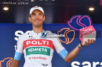 2024-05-12 - Mirco Maestri win the prize of Intergiro during Tappa 9 - Avezzano-Napoli - Giro d'Italia 2024 - STAGE 9 - AVEZZANO-NAPOLI - GIRO D'ITALIA - CYCLING