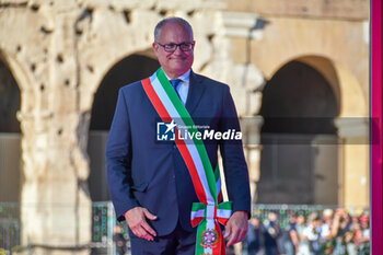 2024-05-26 - Gualtieri, Meyor of Rome - Stage 21 - Roma-Roma - Giro D'Italia 2024 - STAGE 21 - ROMA-ROMA - GIRO D'ITALIA - CYCLING