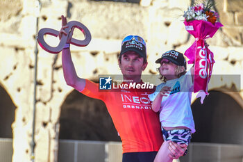 2024-05-26 - Thomas Geraint of Ineos Grenadiers concluded in third place on Giro D'Italia 2024 - STAGE 21 - ROMA-ROMA - GIRO D'ITALIA - CYCLING