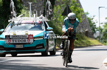 2024-05-18 - Enrico Zanoncello, team VF Group-Bardiani CSF-Faizane - STAGE 14 - CASTIGLIONE DELLE STIVIERE-DESENZANO DEL GARDA - GIRO D'ITALIA - CYCLING