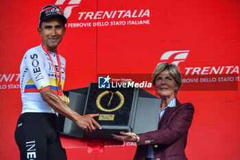 2024-05-04 - Jonathan Narvaez celebrate the victory of Venaria Reale-Torino - Stage 1 of Giro D'Italia 2024 - STAGE 1 - VENARIA REALE-TORINO - GIRO D'ITALIA - CYCLING