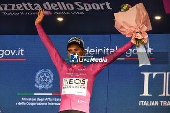 2024-05-04 - Jonathan Narvaez with Maglia Ciclamino during Venaria Reale-Torino - Stage 1 of Giro D'Italia 2024 - STAGE 1 - VENARIA REALE-TORINO - GIRO D'ITALIA - CYCLING