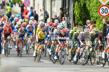 04/05/2024 - the group reaches to Villa Della Regina of during Venaria Reale-Torino - Stage 1 of Giro D'Italia 2024 - STAGE 1 - VENARIA REALE-TORINO - GIRO D'ITALIA - CICLISMO