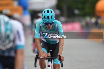 05/05/2024 - the group reaches to finih line of San Francesco Al Campo (TO)-Santuario di Oropa (BI) - Stage 2 of Giro D'Italia 2024 - STAGE 2 - S.FRANCESCO AL CAMPO-SANTUARIO DI OROPA - GIRO D'ITALIA - CICLISMO