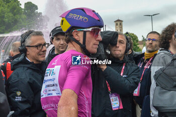 2024-05-06 - Filippo Fiorelli after Stage 3 - Novara-Fossano - Giro d'Italia 2024 - STAGE 3 - NOVARA-FOSSANO - GIRO D'ITALIA - CYCLING