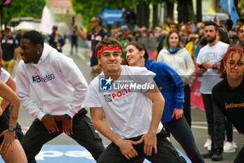 2024-05-06 - entertainment with the Carovana before the arrival of Stage 3 - Novara-Fossano - Giro d'Italia 2024 - STAGE 3 - NOVARA-FOSSANO - GIRO D'ITALIA - CYCLING