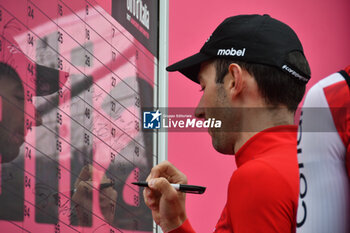 07/05/2024 - Cofidis Team on the signature podium Tappa 4 - Acqui Terme-Andora - Giro d'Italia 2024 - STAGE 4 - AQUI TERME-ANDORA - GIRO D'ITALIA - CICLISMO