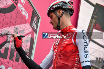 07/05/2024 - Cofidis Team on the signature podium Tappa 4 - Acqui Terme-Andora - Giro d'Italia 2024 - STAGE 4 - AQUI TERME-ANDORA - GIRO D'ITALIA - CICLISMO