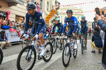2024-05-07 - Starting of Tappa 4 - Acqui Terme-Andora - Giro d'Italia 2024 - STAGE 4 - AQUI TERME-ANDORA - GIRO D'ITALIA - CYCLING