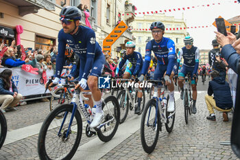 07/05/2024 - Starting of Tappa 4 - Acqui Terme-Andora - Giro d'Italia 2024 - STAGE 4 - AQUI TERME-ANDORA - GIRO D'ITALIA - CICLISMO