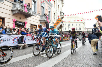 07/05/2024 - Starting of Tappa 4 - Acqui Terme-Andora - Giro d'Italia 2024 - STAGE 4 - AQUI TERME-ANDORA - GIRO D'ITALIA - CICLISMO