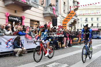 07/05/2024 - Starting of Tappa 4 - Acqui Terme-Andora - Giro d'Italia 2024 - STAGE 4 - AQUI TERME-ANDORA - GIRO D'ITALIA - CICLISMO