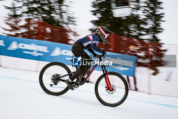2024-02-10 - during the 2024 UCI Snow Bike World Championships on February 10, 2024 in Chatel, France - CYCLING - UCI SNOW BIKE WORLD CHAMPIONSHIPS - CHATEL, FRANCE - MTB - MOUNTAIN BIKE - CYCLING