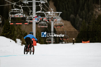 2024-02-10 - Veronika WIDMANN of Italy, 2nd place in the Women Elite Super-G during the 2024 UCI Snow Bike World Championships on February 10, 2024 in Chatel, France - CYCLING - UCI SNOW BIKE WORLD CHAMPIONSHIPS - CHATEL, FRANCE - MTB - MOUNTAIN BIKE - CYCLING