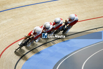 2024-10-16 - Tissot Track Cycling World Championship - Ballerup, Copenaghen, Den- 16-10-2024 -Women's Pursuit Qualifying - Poland - Tracka Maja, Mankiewicz Olga, Plosaj Nikol, Svczesna Martyna - TISSOT 2024 TRACK WORLD CHAMPIONSHIPS - TRACK - CYCLING