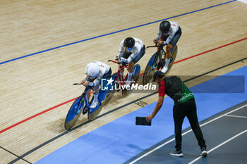 2024-10-16 - Tissot Track Cycling World Championship - Ballerup, Copenaghen, Den- 16-10-2024 - Women's Pursuit Qualifying - Mexico - Acevedo Mendoza Yareli, Bonilla Escapite Jessica, Gaxiola Gonzalez Maria Antonieta, Salazar Vazquez Lizabeth Yareli - TISSOT 2024 TRACK WORLD CHAMPIONSHIPS - TRACK - CYCLING