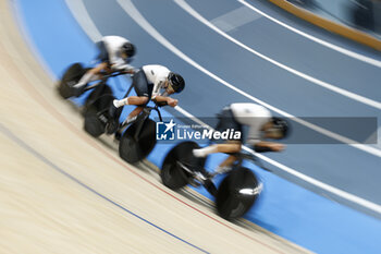 2024-10-16 - Tissot Track Cycling World Championship - Ballerup, Copenaghen, Den- 16-10-2024 -Men's Pursuit Qualifying - Germany, Boos Benjamin, Gross Felix, Jochum Ben Felix, Kessler Bruno - TISSOT 2024 TRACK WORLD CHAMPIONSHIPS - TRACK - CYCLING