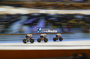 2024-10-16 - Tissot Track Cycling World Championship - Ballerup, Copenaghen, Den- 16-10-2024 -Women's Pursuit Qualifying - Spain, Albert Bosch Ankara, Ferraris Navarro Isabel, Garau Roca Marina - TISSOT 2024 TRACK WORLD CHAMPIONSHIPS - TRACK - CYCLING