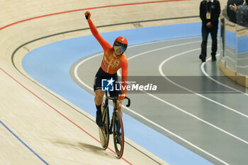 2024-10-16 - Tissot Track Cycling World Championship - Ballerup, Copenaghen, Den- 16-10-2024 - Women's scatch Race - Lorena Wiebes, Netherlands - TISSOT 2024 TRACK WORLD CHAMPIONSHIPS - TRACK - CYCLING