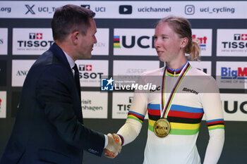 2024-10-16 - Tissot Track Cycling World Championship - Ballerup, Copenaghen, Den- 16-10-2024 - Women's scatch Race - Lorena Wiebes, Netherlands - TISSOT 2024 TRACK WORLD CHAMPIONSHIPS - TRACK - CYCLING