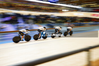 2024-10-16 - Tissot Track Cycling World Championship - Ballerup, Copenaghen, Den- 16-10-2024 -Women's Pursuit Qualifying - Germany, Brausse Franziska, Klein Lisa, Kroger Mieke, Susselmich Laura - TISSOT 2024 TRACK WORLD CHAMPIONSHIPS - TRACK - CYCLING