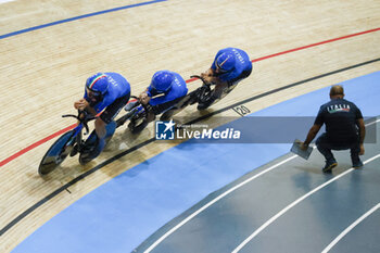 2024-10-16 - Tissot Track Cycling World Championship - Ballerup, Copenaghen, Den- 16-10-2024 - Men’s Team Pursuit - Team Italy - TISSOT 2024 TRACK WORLD CHAMPIONSHIPS - TRACK - CYCLING