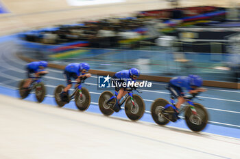 2024-10-16 - Tissot Track Cycling World Championship - Ballerup, Copenaghen, Den- 16-10-2024 - Women’s Team Pursuit - Team Italy - TISSOT 2024 TRACK WORLD CHAMPIONSHIPS - TRACK - CYCLING