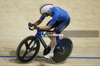 2024-10-17 - Tissot Track Cycling World Championship - Ballerup, Copenaghen, Den- 16-10-2024 - Elia Viviani, Italy - TISSOT 2024 TRACK WORLD CHAMPIONSHIPS - TRACK - CYCLING