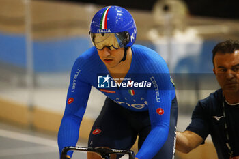 2024-10-17 - Tissot Track Cycling World Championship - Ballerup, Copenaghen, Den- 16-10-2024 - Men's Keirin - Moro Stefano, Italy - TISSOT 2024 TRACK WORLD CHAMPIONSHIPS - TRACK - CYCLING