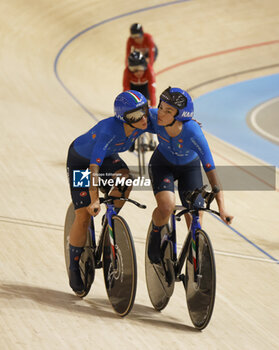 2024-10-17 - Tissot Track Cycling World Championship - Ballerup, Copenaghen, Den- 16-10-2024 - Women's Team Pursuit - Fidanza Martina, Consonni Chiara - Italy - TISSOT 2024 TRACK WORLD CHAMPIONSHIPS - TRACK - CYCLING